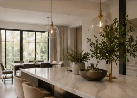 Modern Florida kitchen representing careful residential comparison and preparation.
